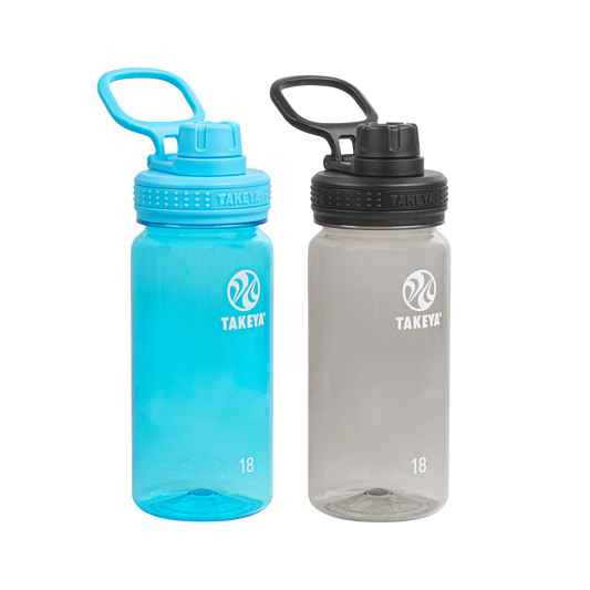 tritan-water-bottle-bundle-with-spout-lid-2-pack-o8 51476-Tritan-Spout-18-2pk-BreezyBlue-StormyBlack-Front_1.png