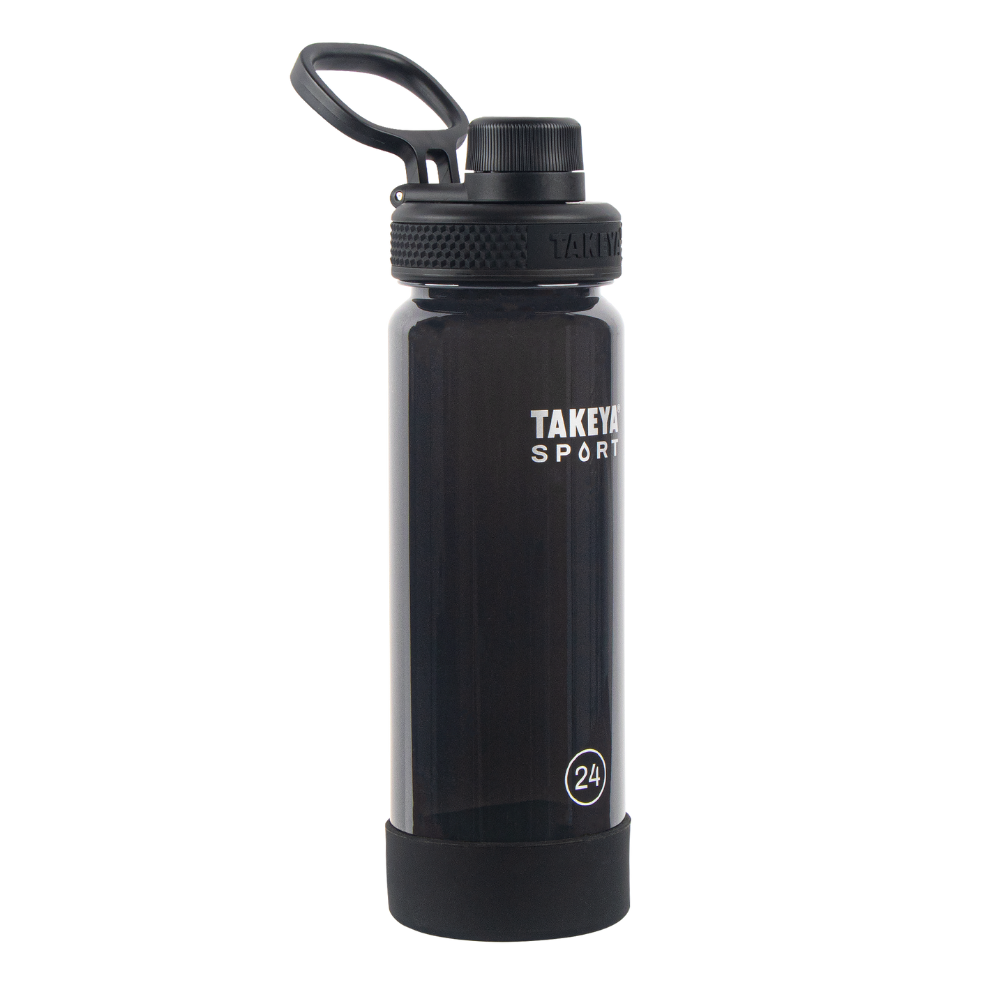 tritan-sport-water-bottle-with-spout-lid-l9 51664-TKS-Tritan-Spout-24-GrandSlamBlack-frontangle.png