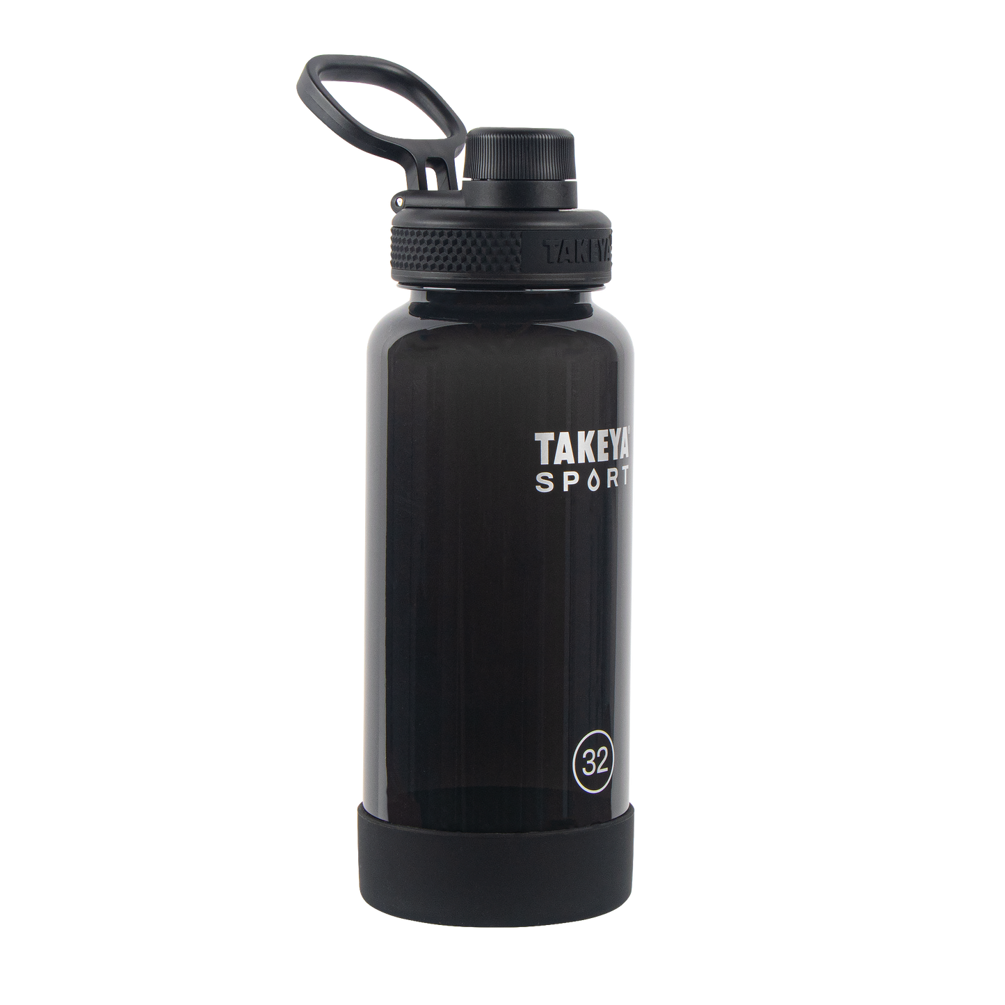 tritan-sport-water-bottle-with-spout-lid-l9 51829-TKS-Tritan-Spout-32-GrandSlamBlack-frontangle.png