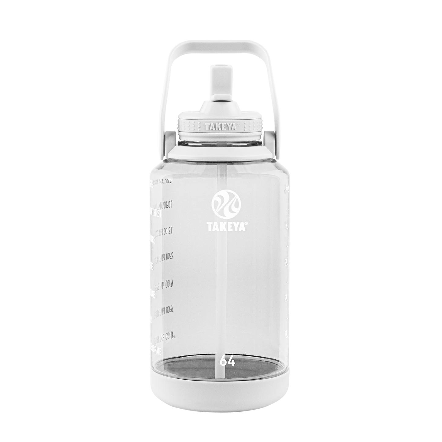 tritan-motivational-water-bottle-with-straw-lid-l2 54142-Tritan-Straw-Motivational-64-WhiteCloud-front.png