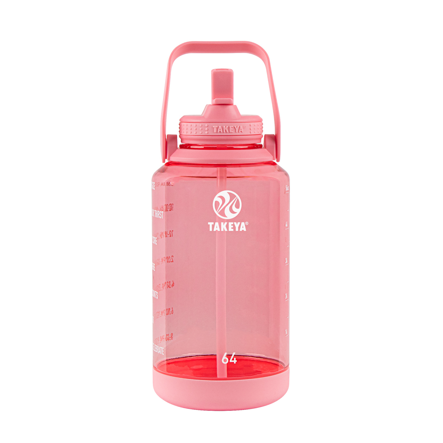 tritan-motivational-water-bottle-with-straw-lid-l2 54143-Tritan-Straw-Motivational-64-FlutterPink-front.png