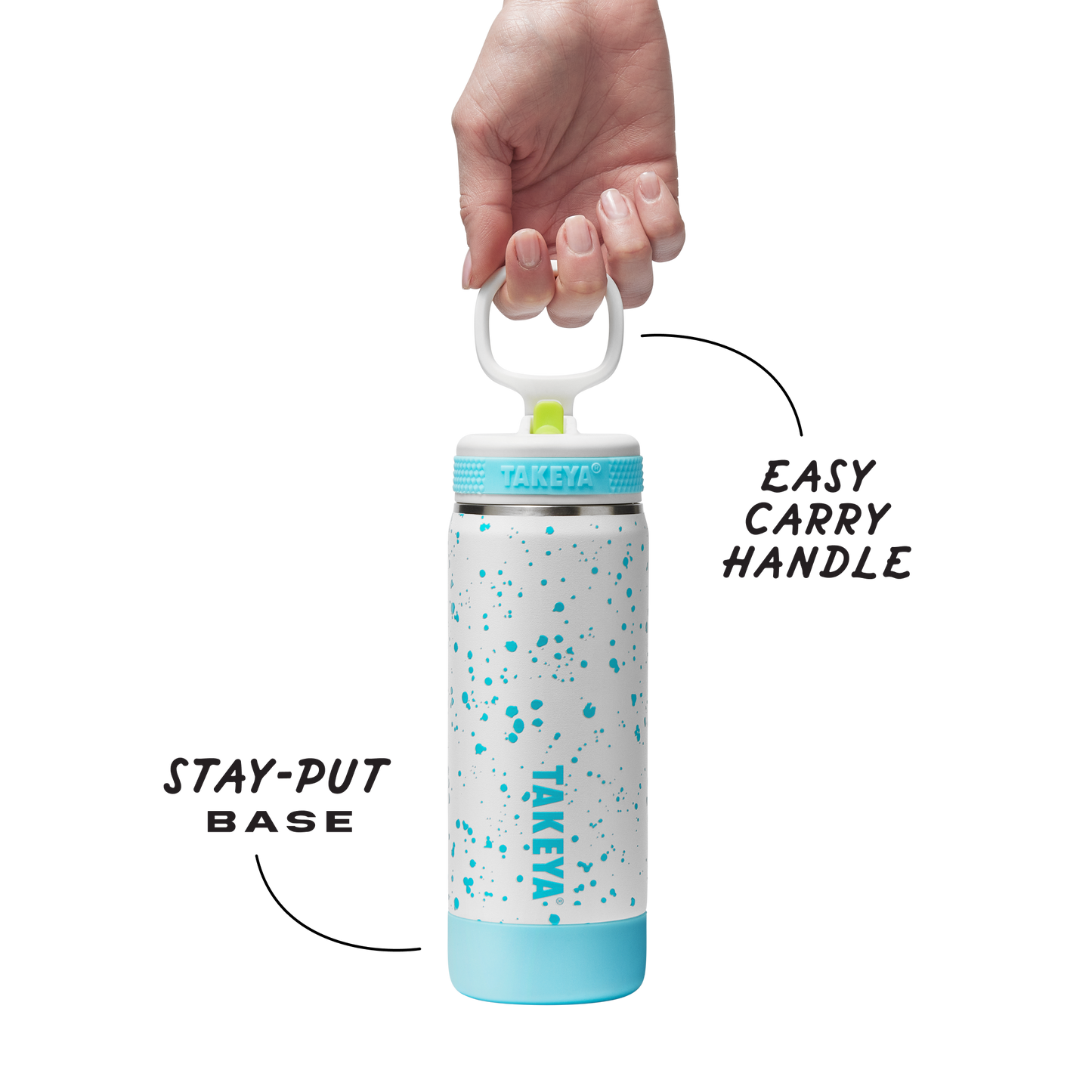 glow-in-the-dark-sport-kids-water-bottle-confetti-with-straw-lid-z6 TKS_SP25_CoreKidsGIDConfetti_StwBtl_CloudGlow_18oz_51368_v3_sRGB-Callout.png